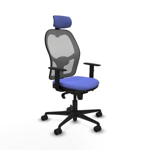 Bürostuhl mit Kopfstütze Piqueras y Crespo 1D036N2 Hellblau