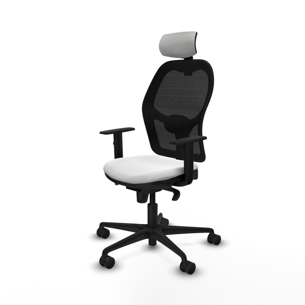 Chaise de Bureau avec Appui-tête Piqueras y Crespo 1D036N2 Blanc