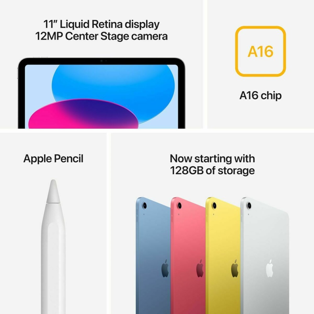 Tablette Apple MD4G4TY/A 11" 256 GB Argenté M4