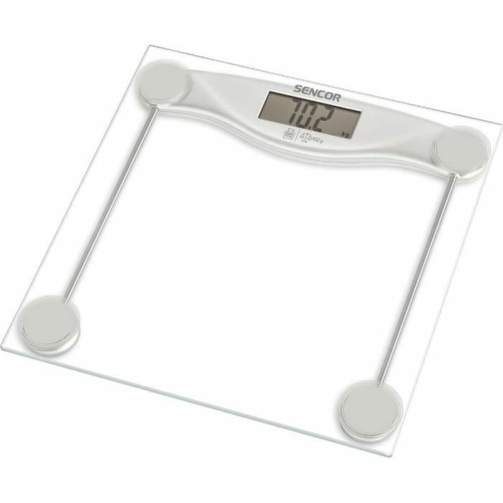 Balance Numérique de Salle de Bain Sencor Transparent verre Verre trempé 150 kg
