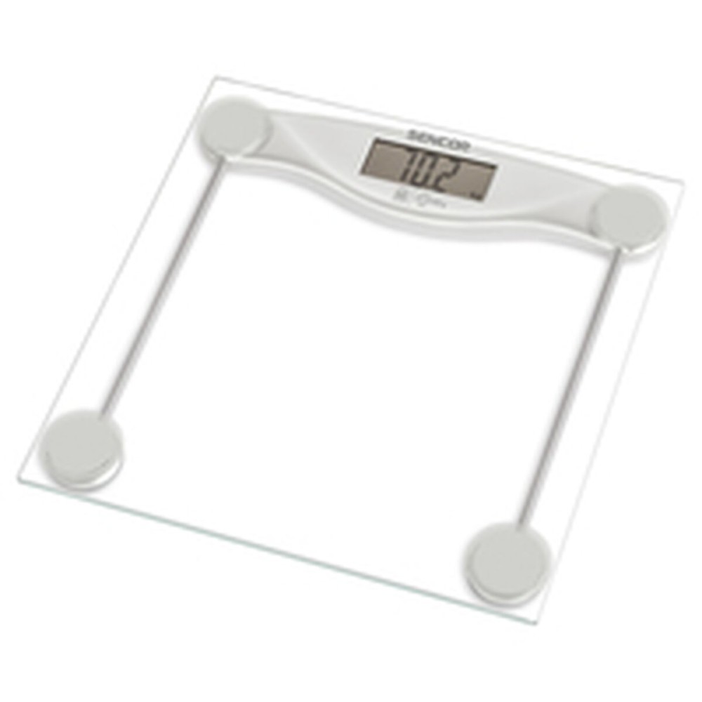Digitale Personenwaage Sencor Durchsichtig Glas Verre trempé 150 kg