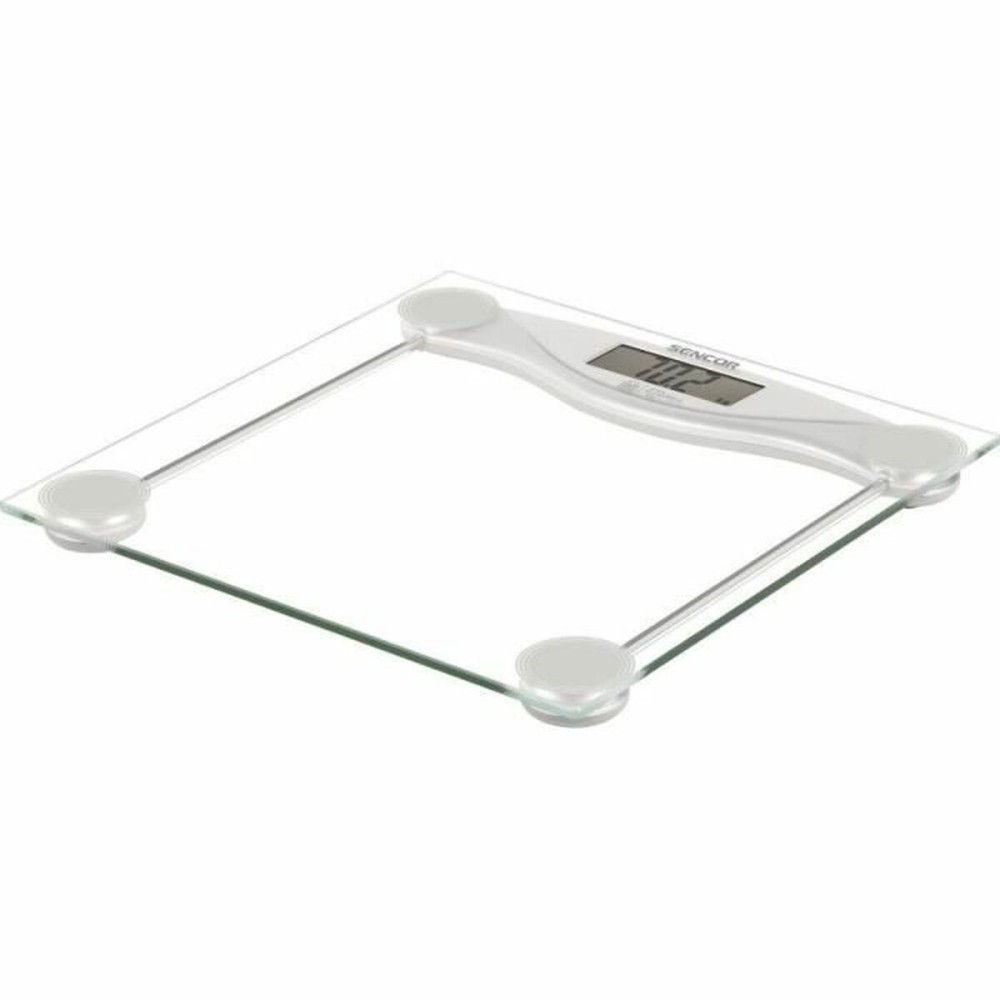 Digitale Personenwaage Sencor Durchsichtig Glas Verre trempé 150 kg