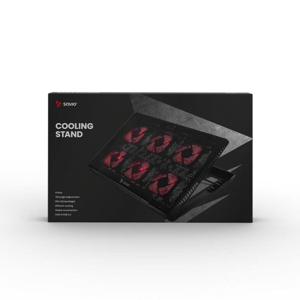 Support de refroidissement pour ordinateur portable Savio COS-01