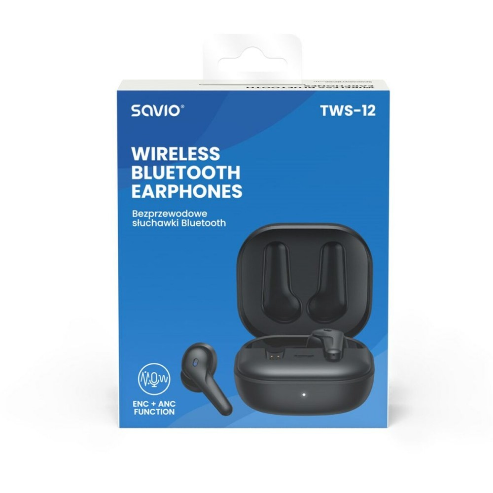 Écouteurs in Ear Bluetooth Savio TWS-12 Noir