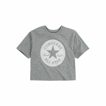 Kurzarm-T-Shirt Converse Chuck Patch Boxy Grau