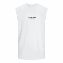 Men's Sleeveless T-shirt Jack & Jones Jovesterbro White