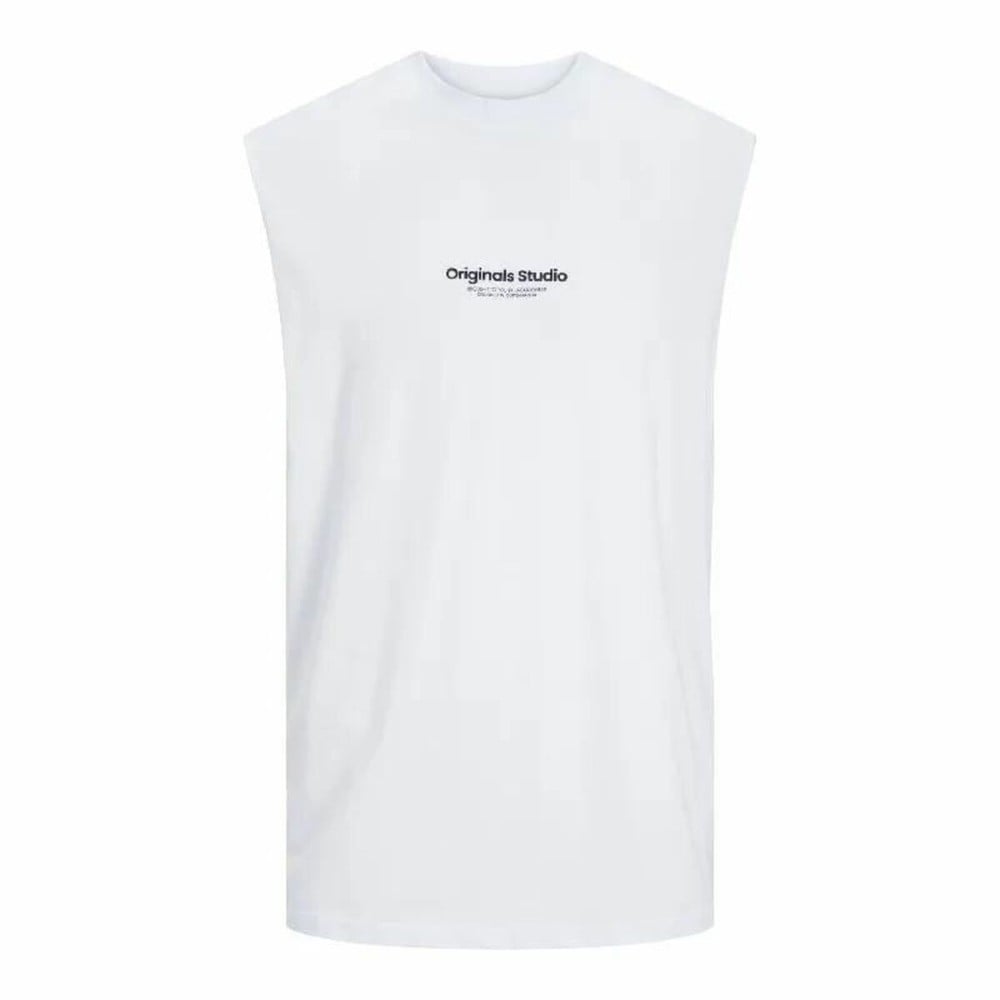 Maillot de Corps sans Manches pour Homme Jack & Jones Jovesterbro Blanc