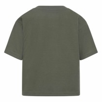 Kurzarm-T-Shirt für Kinder Converse Chuck Patch Boxy Olive