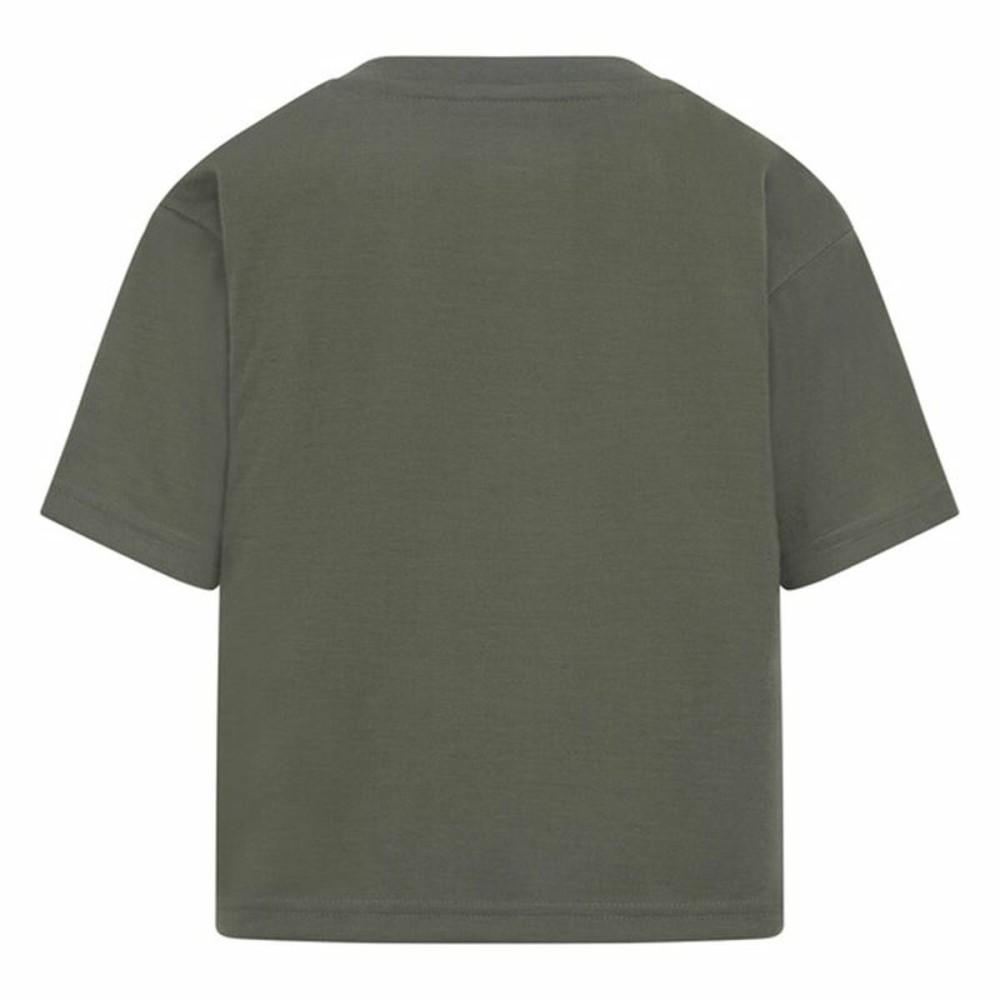 Kurzarm-T-Shirt für Kinder Converse Chuck Patch Boxy Olive