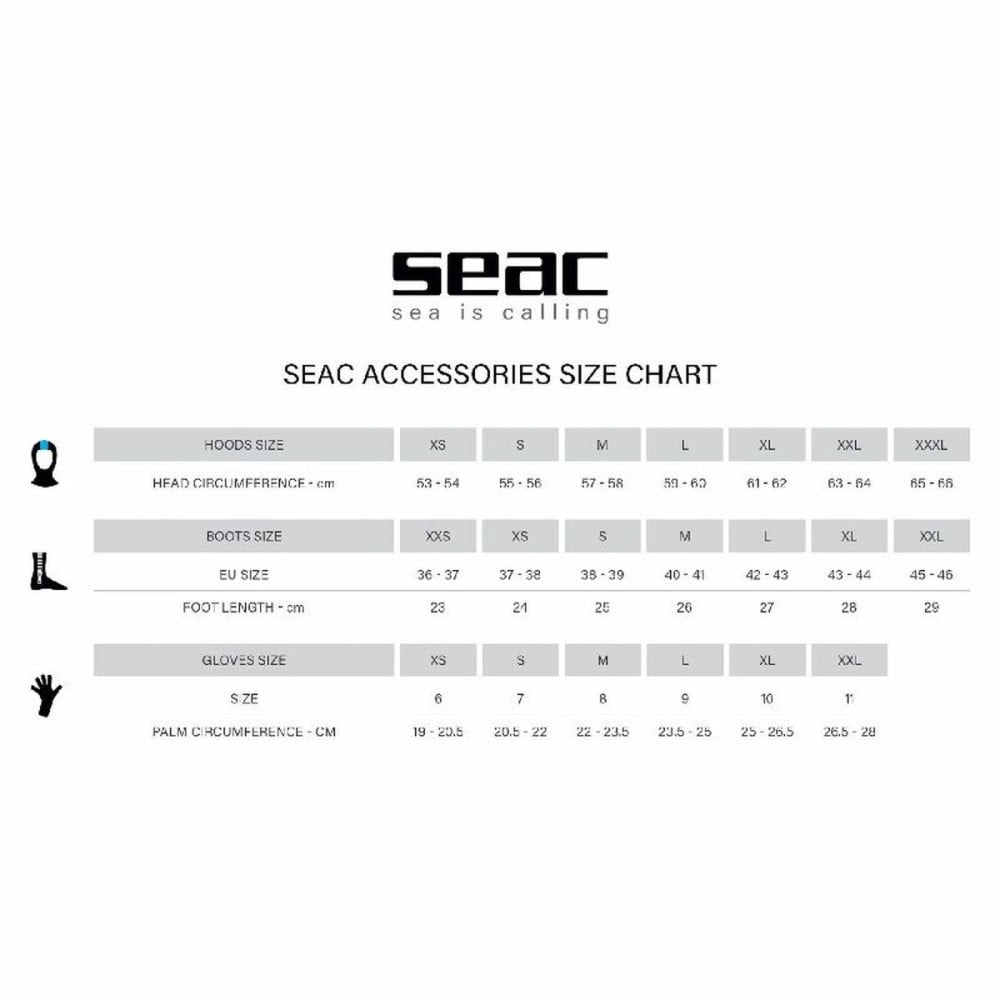 Diving gloves Seac Amara Comfort Black