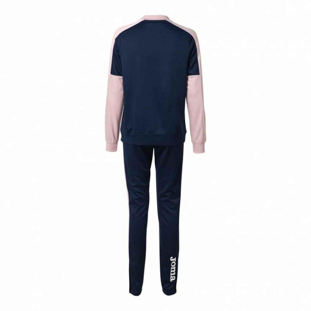 Women's Tracksuit Joma Sport Eco Championship Pink Navy Blue 2 Pieces