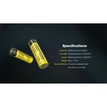 Rechargeable Batteries Nitecore NT-NL1840HP 4000 mAh 3,6 V 18650