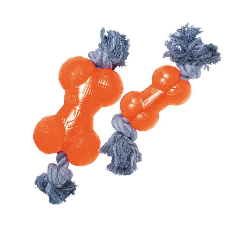 Dog toy Gloria Bone Orange S (9 cm)