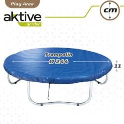 Toile de protection Aktive Trampoline Bleu Ø 244 cm (6 Unités)