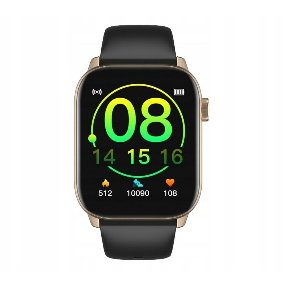 Montre intelligente Oromed ORO SMART FIT 6 Noir Doré 1,69"