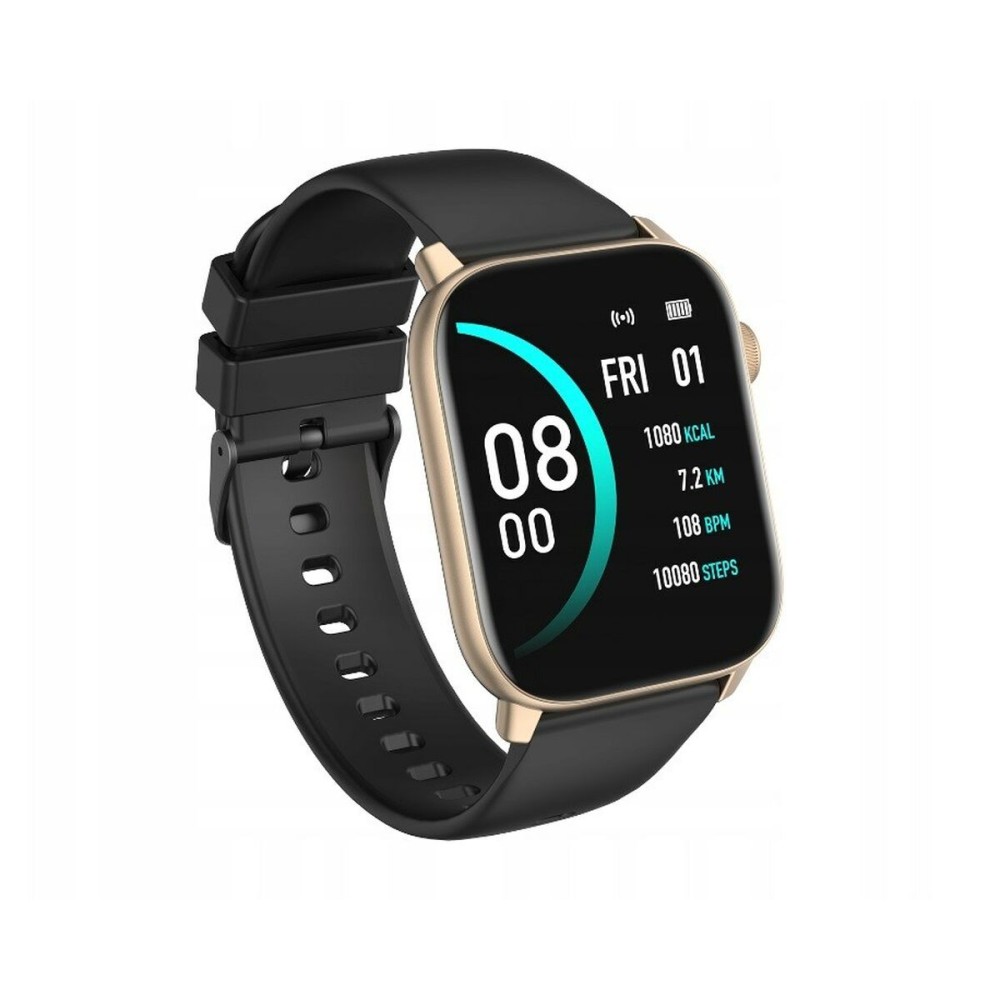 Montre intelligente Oromed ORO SMART FIT 6 Noir Doré 1,69"