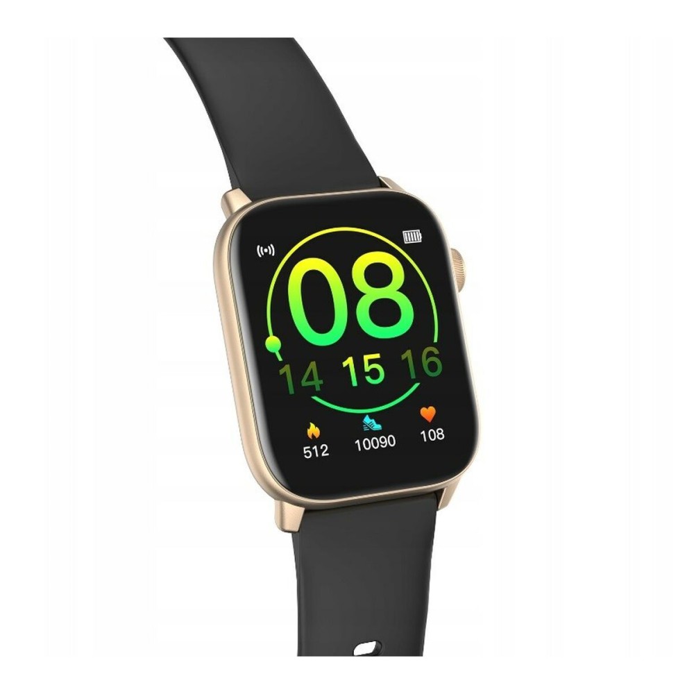 Montre intelligente Oromed ORO SMART FIT 6 Noir Doré 1,69"