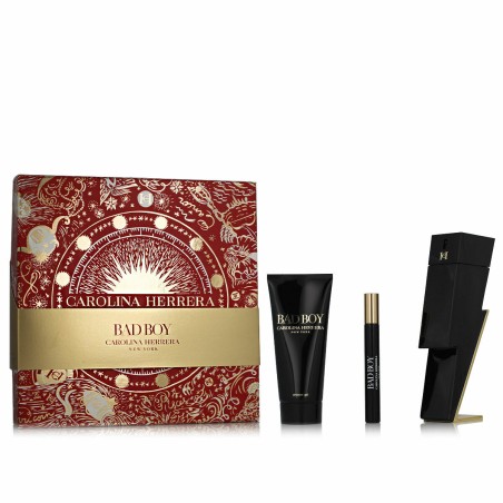 Set mit Herrenparfüm Carolina Herrera EDT 3 Stücke