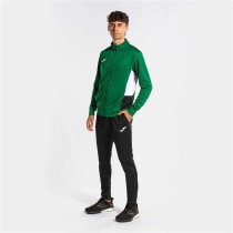 Tracksuit for Adults Joma Sport Danubio II Black Green Children's Men 2 Pieces