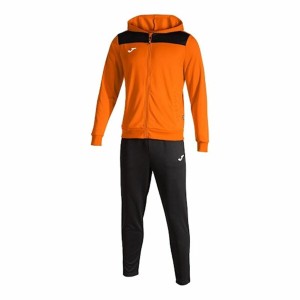 Tracksuit for Adults Joma Sport PhoenIX II Black Children's Men 2 Pieces