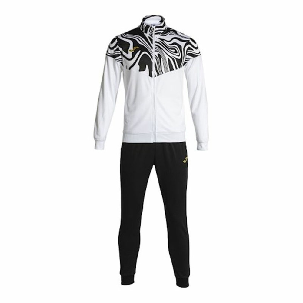 Tracksuit for Adults Joma Sport Lion II Black Children's Men 2 Pieces