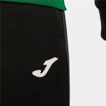 Tracksuit for Adults Joma Sport Derby Black Green Children's Men 2 Pieces