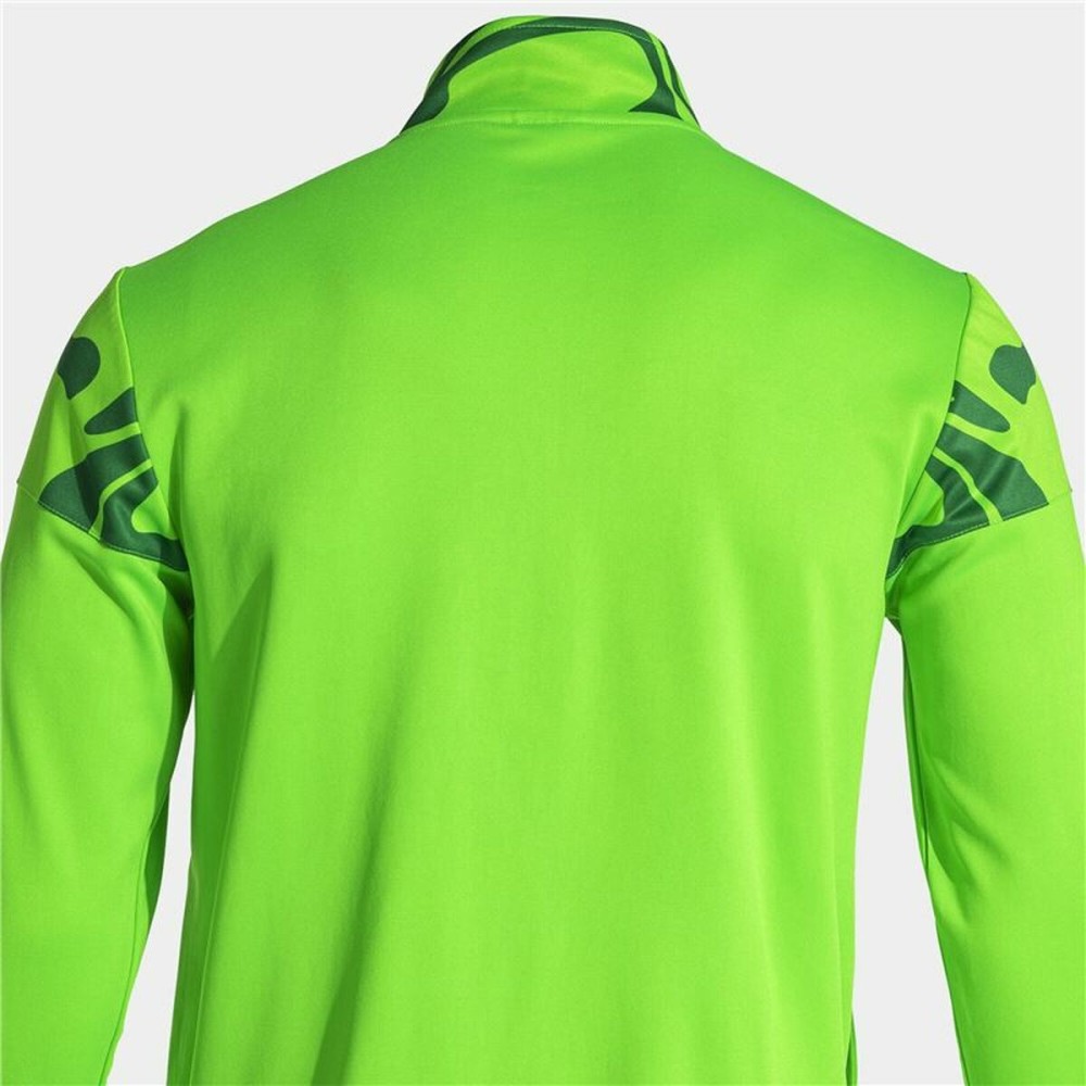Survêtement pour Adultes Joma Sport Lion II Noir Vert Homme 2 Pièces
