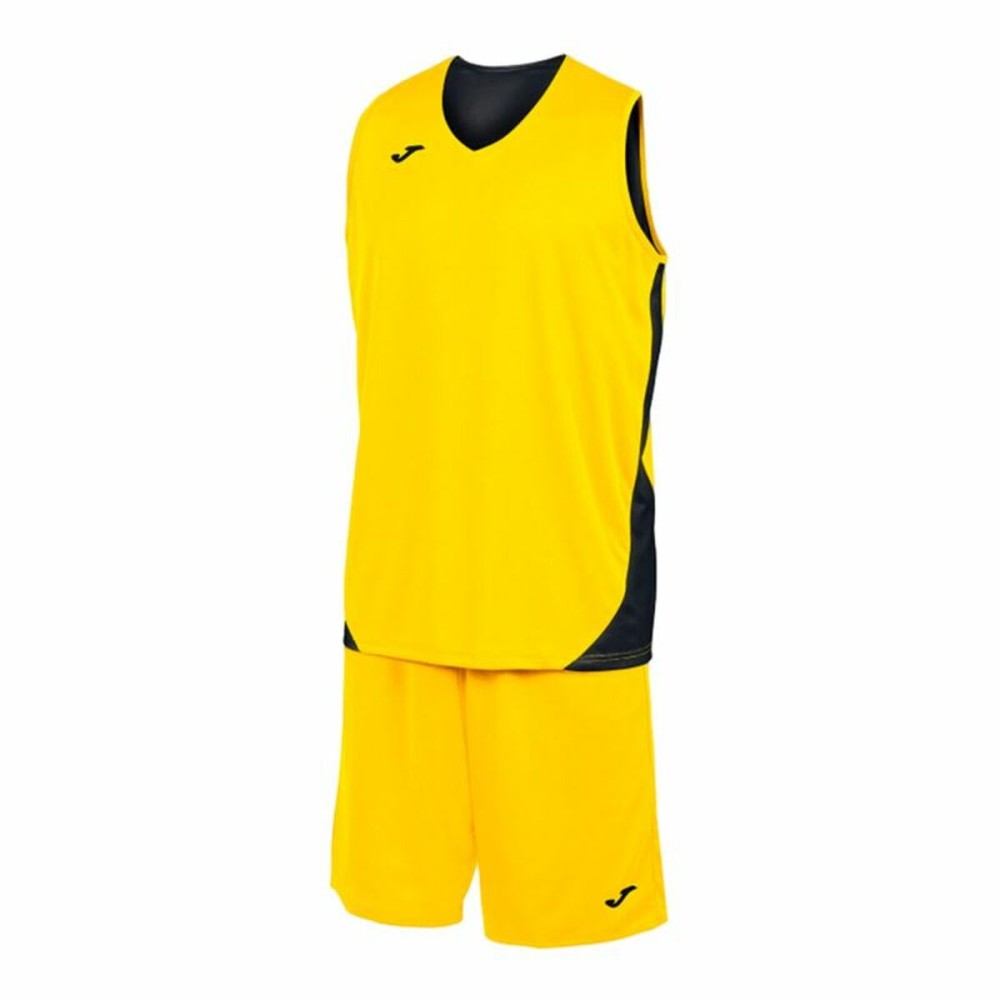 Ensemble de Sport pour Enfants Joma Sport Kansas Jaune Noir Multicouleur 2 Pièces