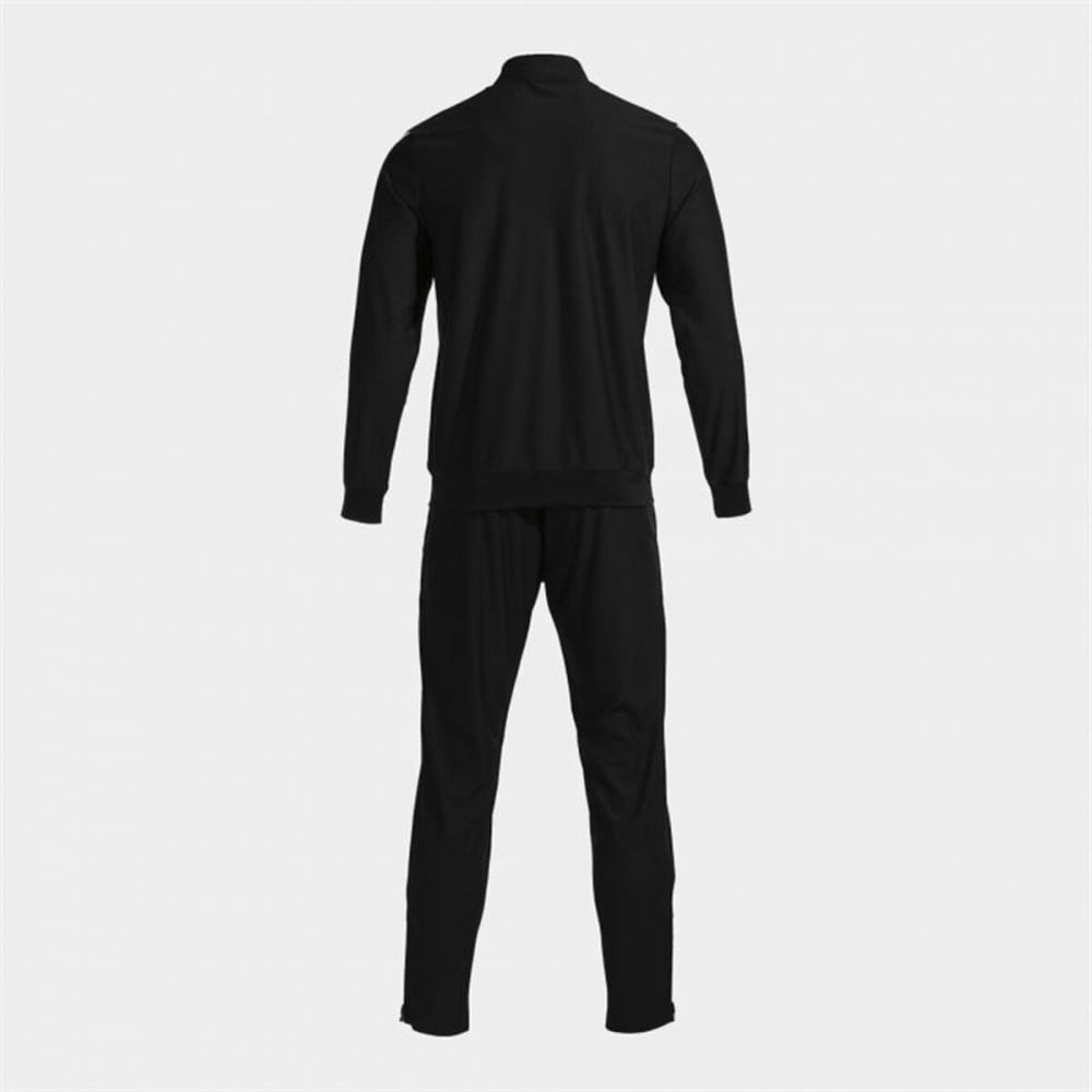 Tracksuit for Adults Joma Sport Victory Black Children's Men 2 Pieces