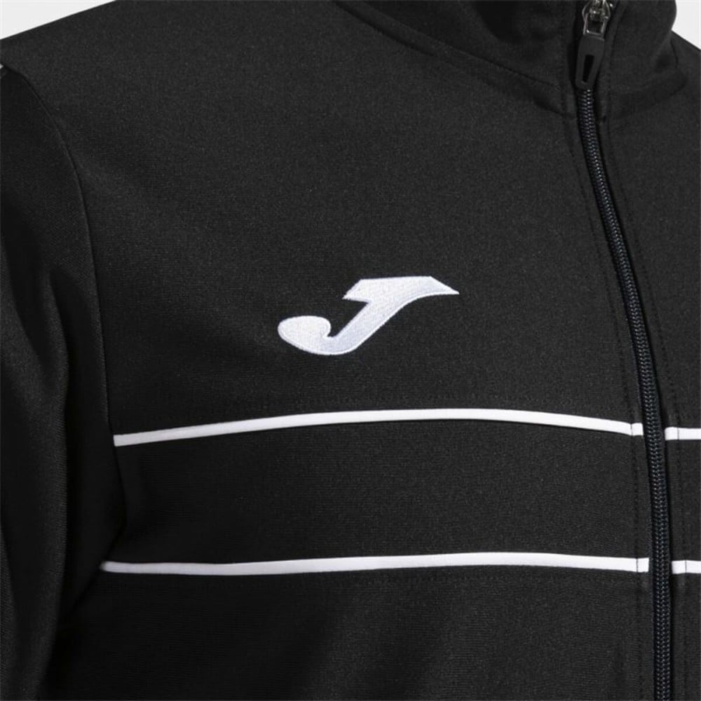 Tracksuit for Adults Joma Sport Victory Black Children's Men 2 Pieces