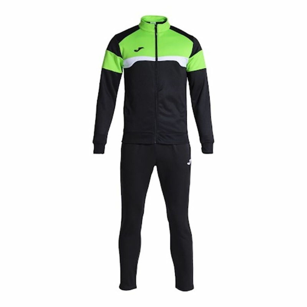 Kinder-Trainingsanzug Joma Sport Danubio III Schwarz grün 2 Stücke