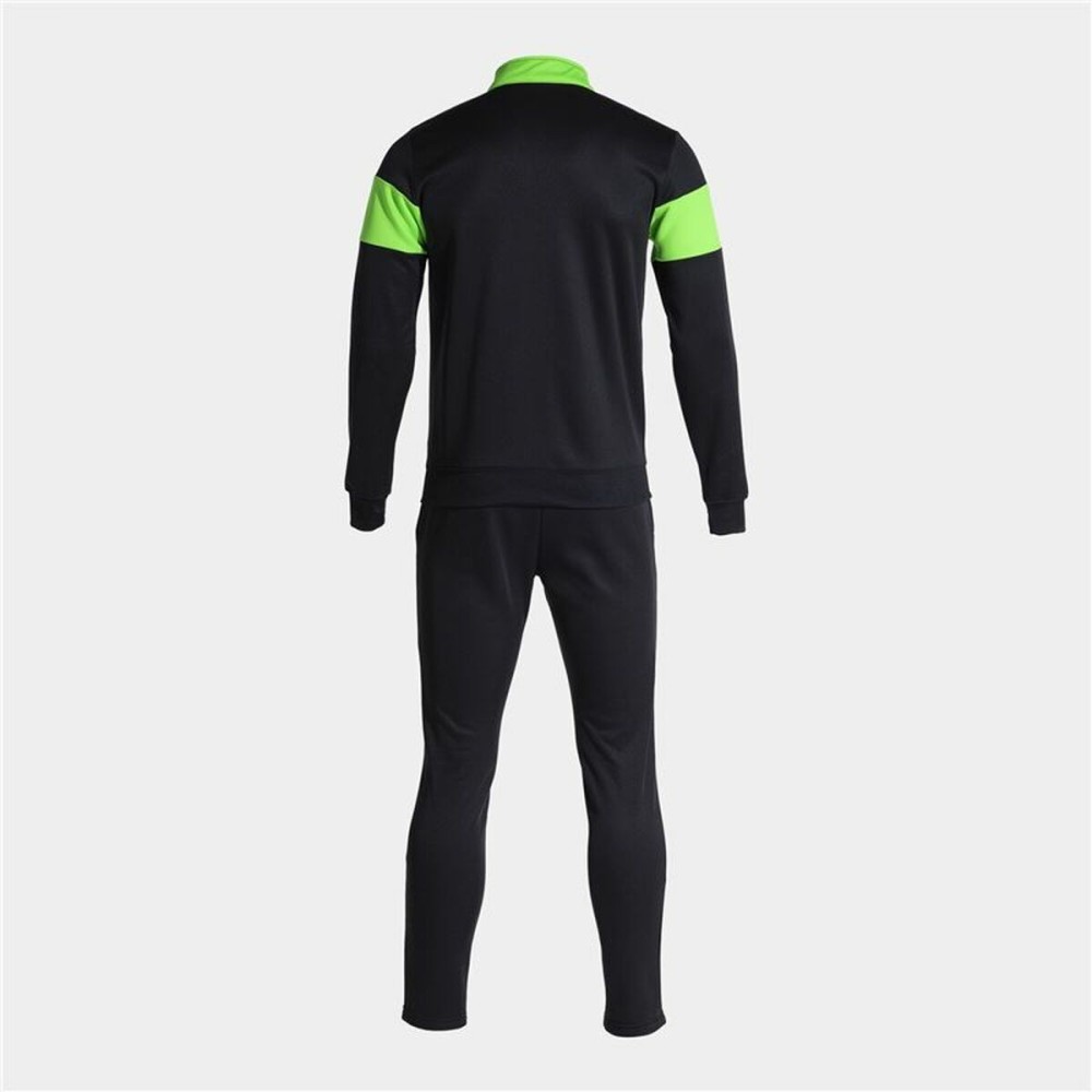 Children’s Tracksuit Joma Sport Danubio III Black Green 2 Pieces