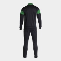 Children’s Tracksuit Joma Sport Danubio III Black Green 2 Pieces