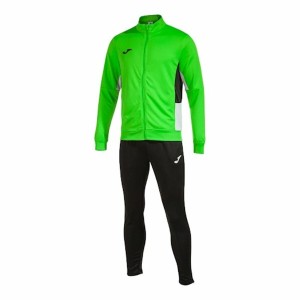 Tracksuit for Adults Joma Sport Danubio II Green Children's Men 2 Pieces