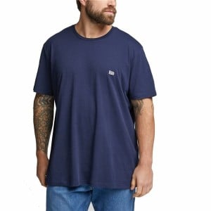 Kurzärmliges Sport T-Shirt Lee Ss Patch Logo Blau