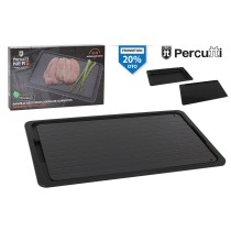 Quick Defrosting Plate Percutti Black 39 x 23 cm Defrost function (2 Units)