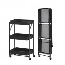 Vegetable trolley Versa Black Metal