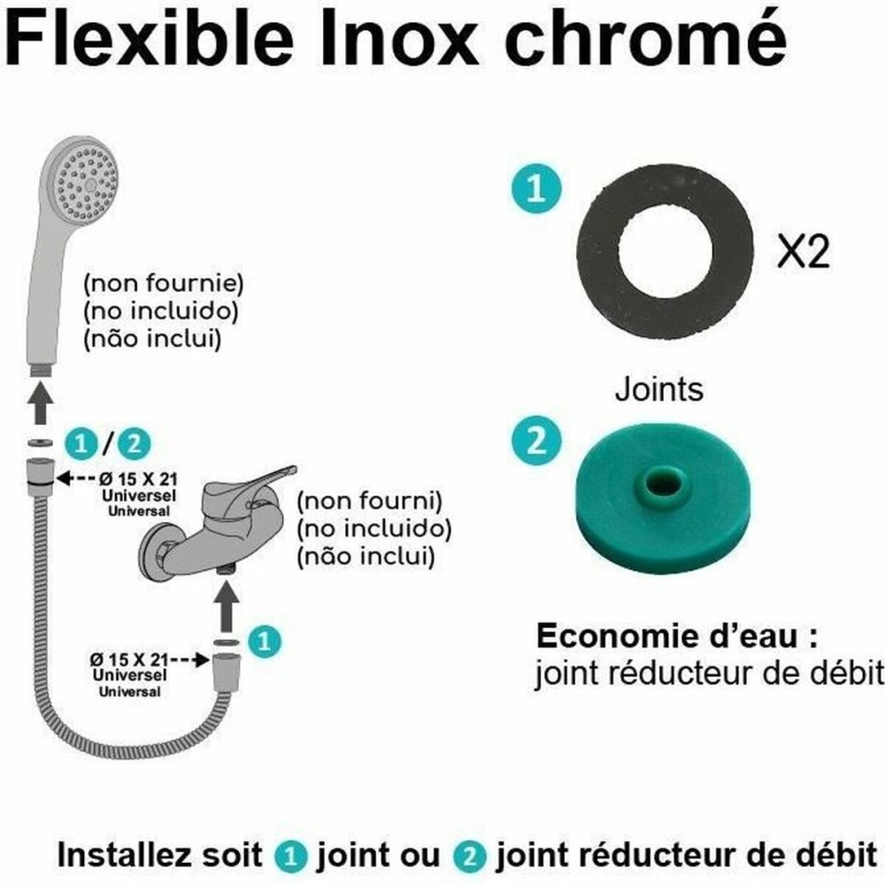 Shower Hose Edouard Rousseau 1,75 m