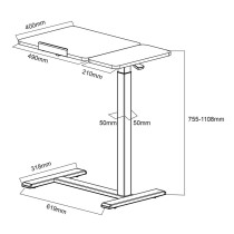 Bureau MacLean MC-120 W Blanc
