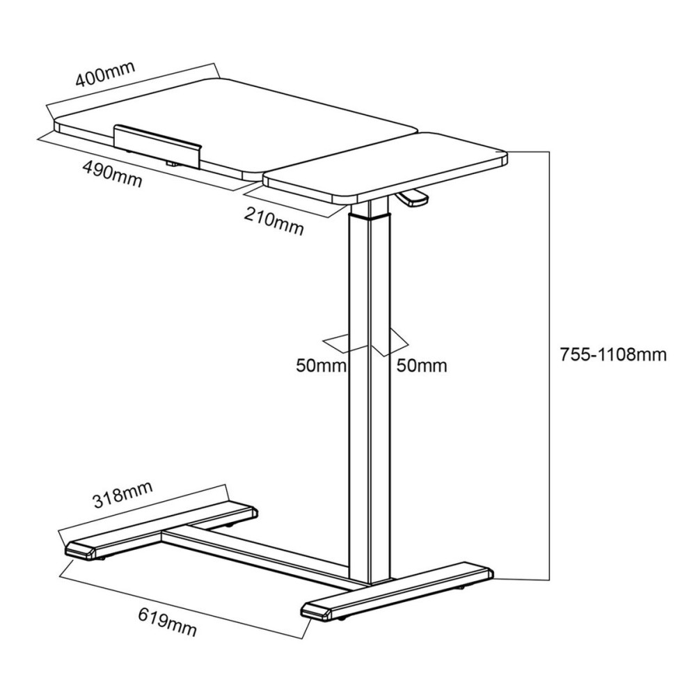 Bureau MacLean MC-120 W Blanc