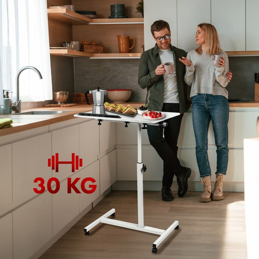 Schreibtisch MacLean MC-121 W Weiß Schwarz