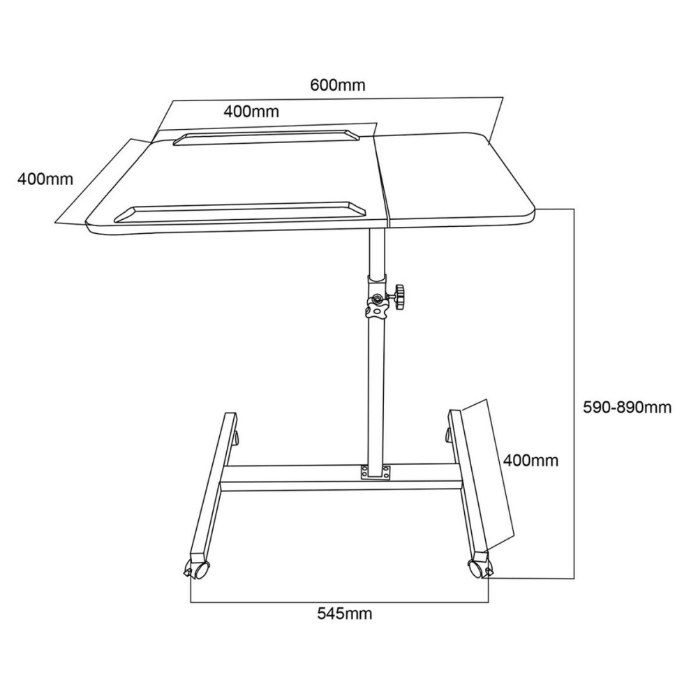 Bureau MacLean MC-121 W Blanc Noir