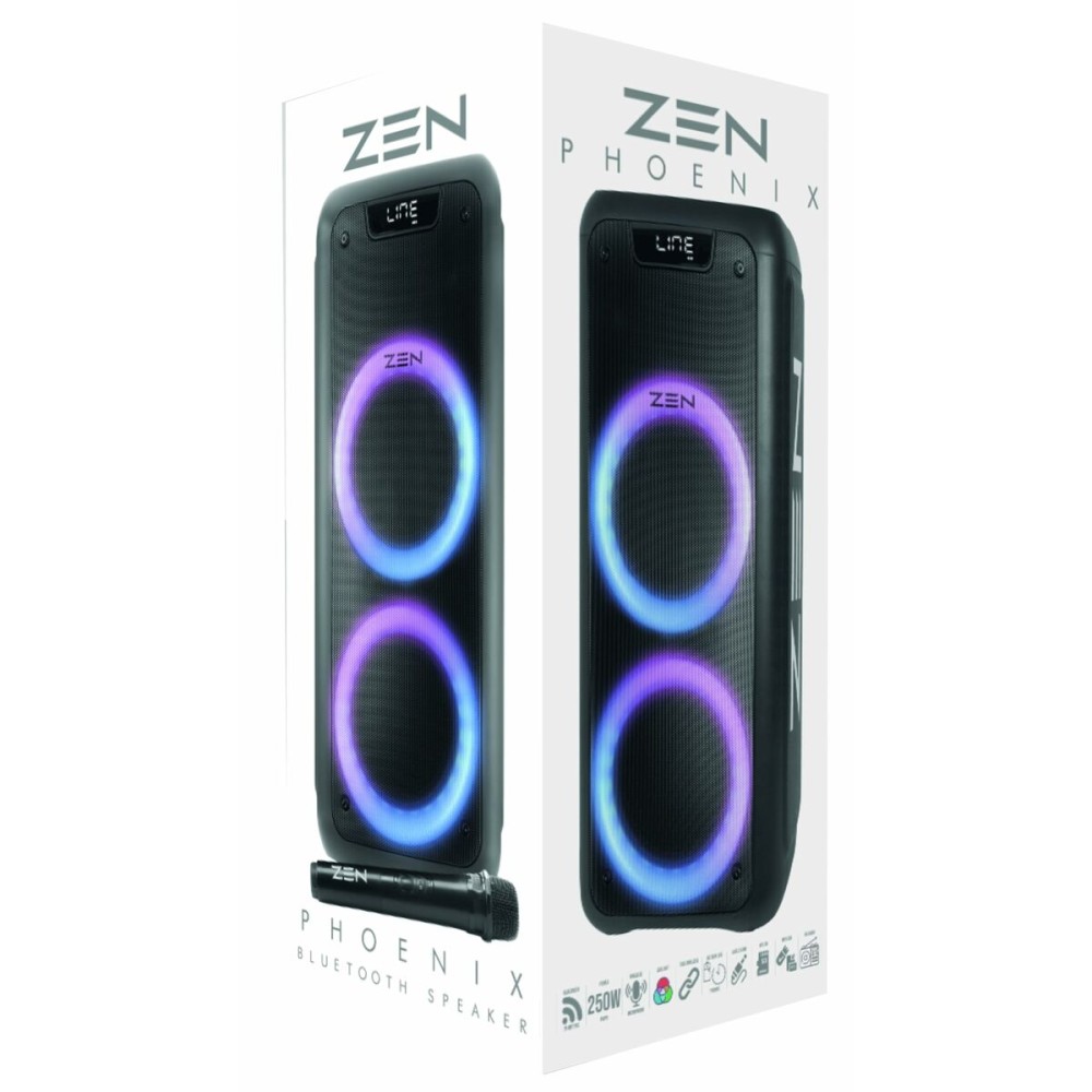 Portable Bluetooth Speakers ZEN PHOENIX Black 350 W