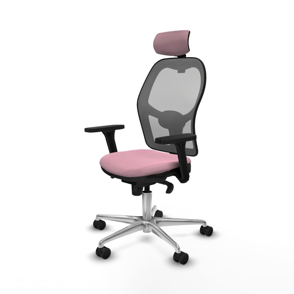 Office Chair with Headrest Piqueras y Crespo 3D086N2 Pink