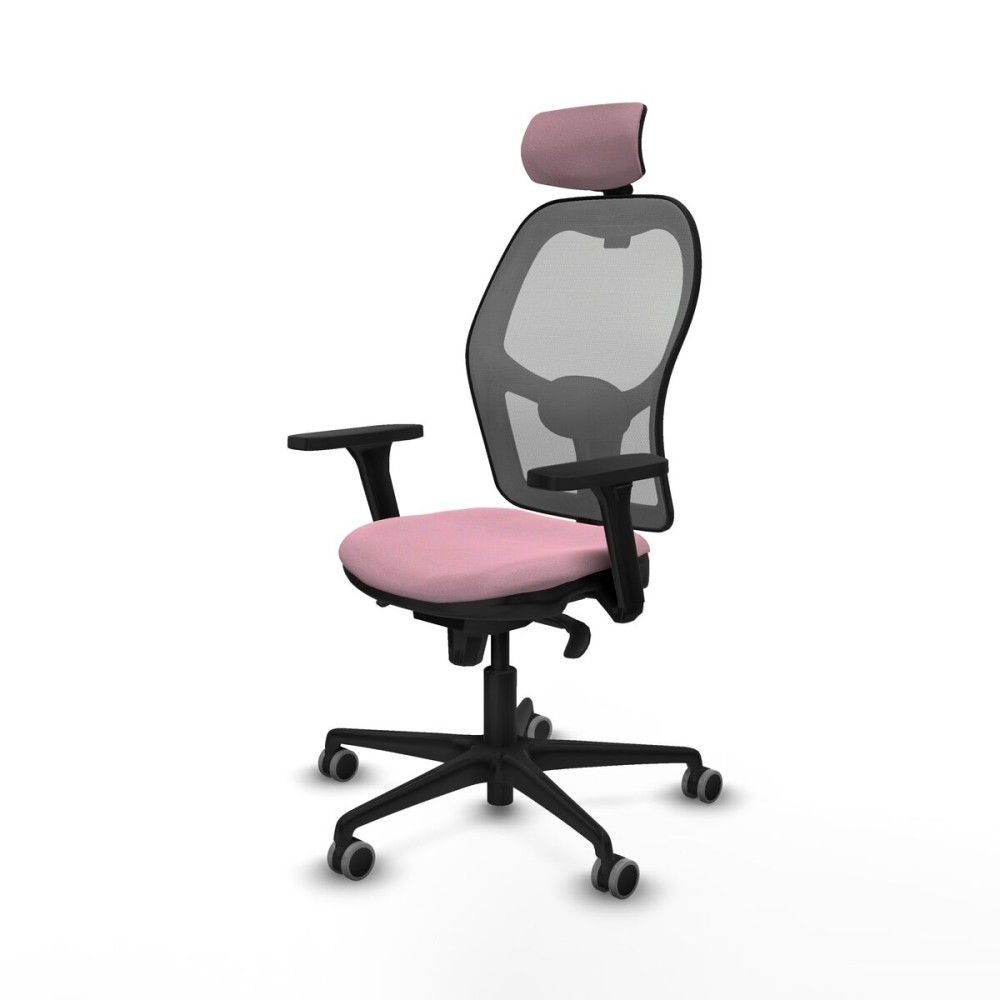 Office Chair with Headrest Piqueras y Crespo 3D036G2 Pink