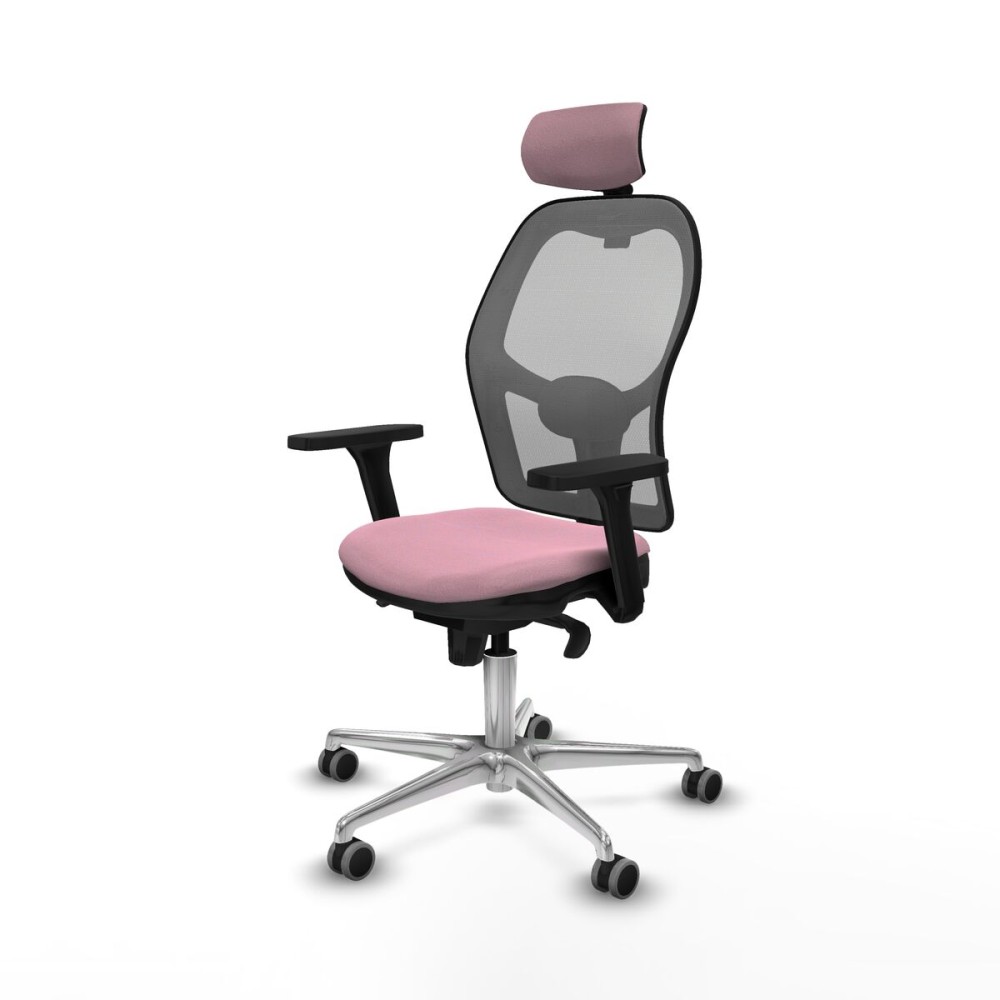 Office Chair with Headrest Piqueras y Crespo 3D086G2 Pink