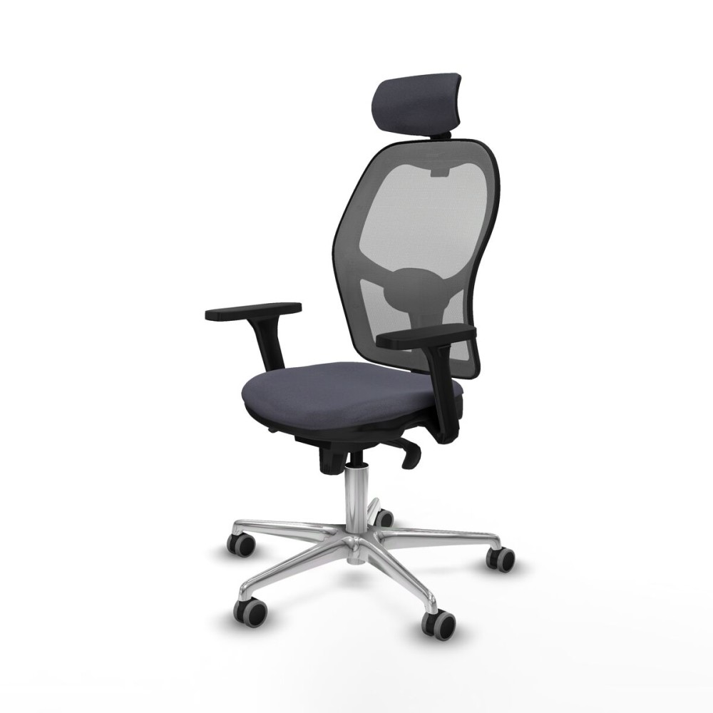 Office Chair with Headrest Piqueras y Crespo 3D086G2 Dark grey