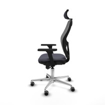 Office Chair with Headrest Piqueras y Crespo 3D086G2 Dark grey