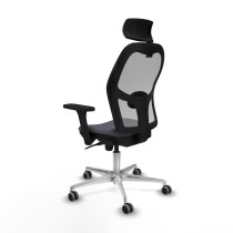 Office Chair with Headrest Piqueras y Crespo 3D086G2 Dark grey