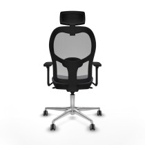Office Chair with Headrest Piqueras y Crespo 3D086G2 Dark grey